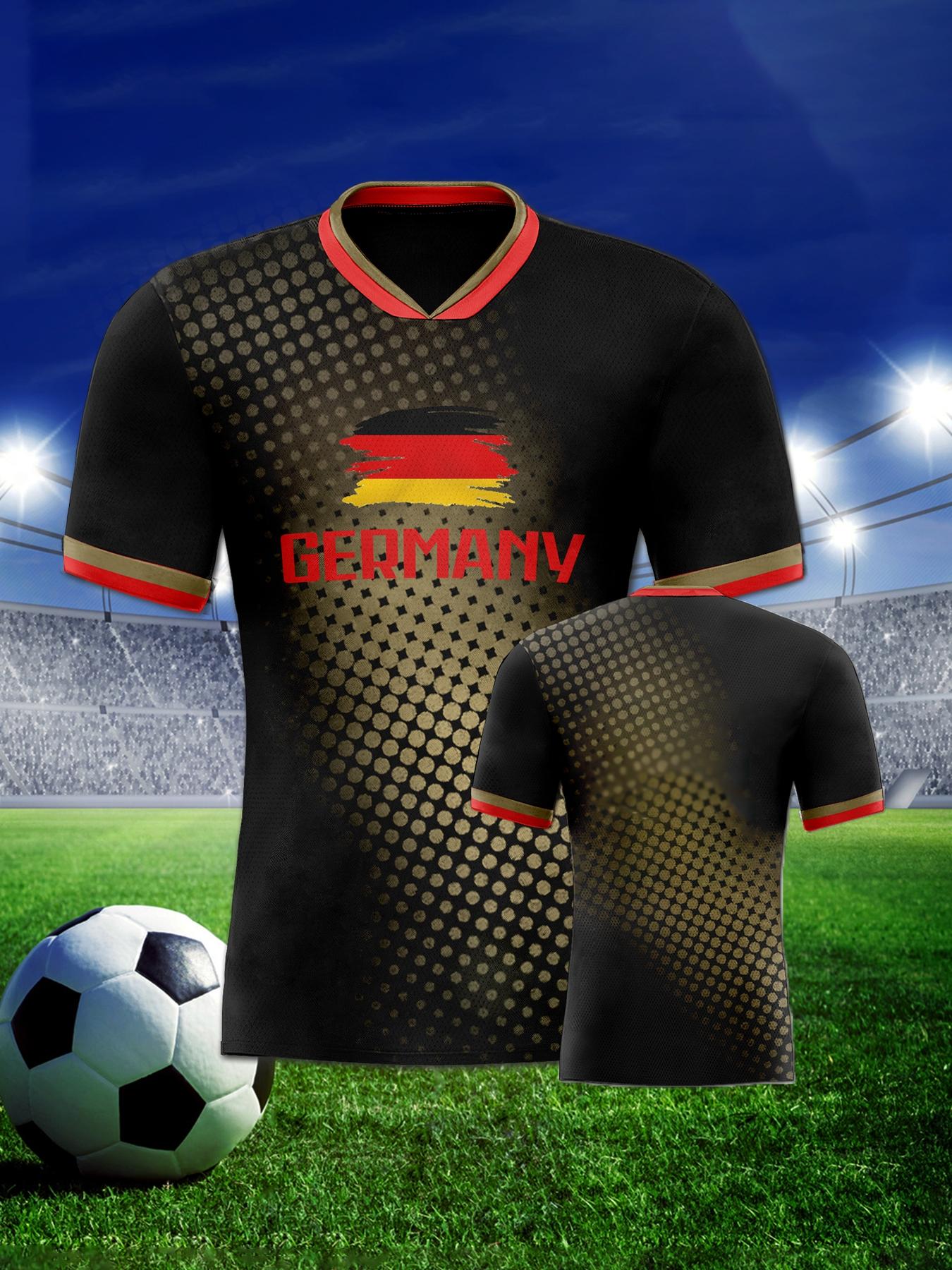 Germany Football Jersey Men's Breathable Soccer Shirt Germany National Team Fan Training Uniform