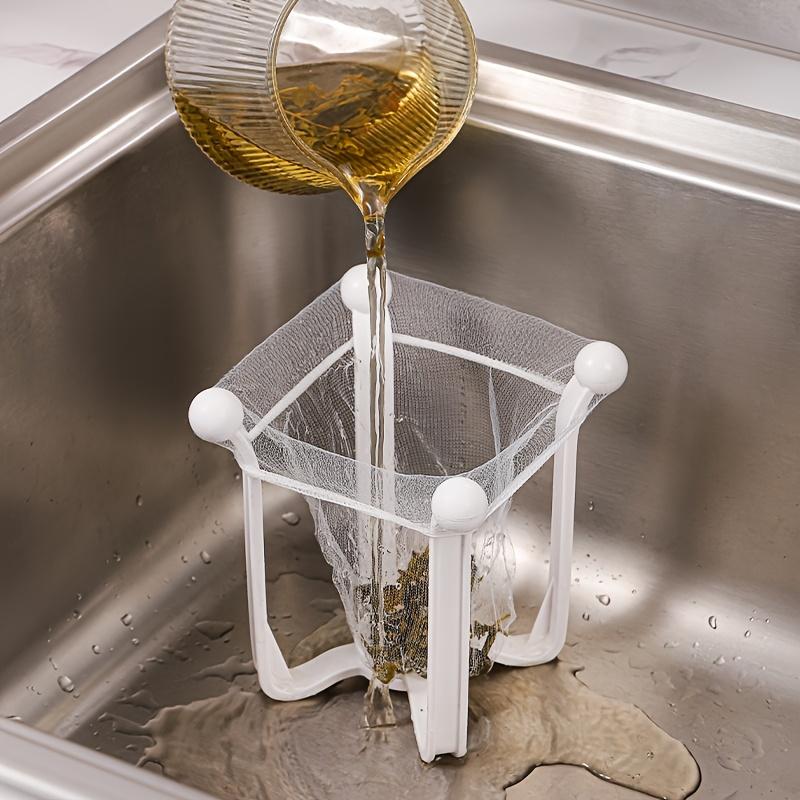 51/101 plastic kitchen sink drain baskets, hanging dishwashing nets, storage for leftover rice, grains and garbage, filter screens, easy to clean and reusable drain racks.