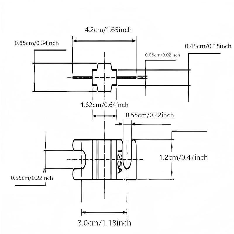 Manl Mini Fork Fuse, Nickel Plated, 18 Amp Ratings, 2 Pack, for Cars, Trucks, Boats, Motorcycles, Suvs, Replacement Parts