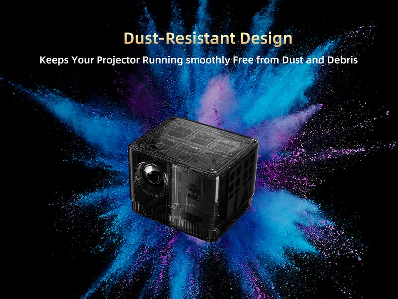 KTC Smart Projector Netflix Licensed / Dolby Audio, 4K Supported TRUE 600ANSI Native 1080P with WiFi / Bluetooth & Dual Strong Speakers,Seamless Autofocus & Keystone Home Theater Proyector 2025