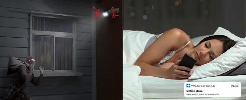 Product Introduction of wansview 2.4Ghz WiFi Home Security Cameras Continuous Solar Power - Security Cameras Wireless for outdoor, SD/Cloud Storage (optional), Waterproof, 2K Color Night Vision, Works with Alexa/Google Home, camara de seguridad Springtok 5