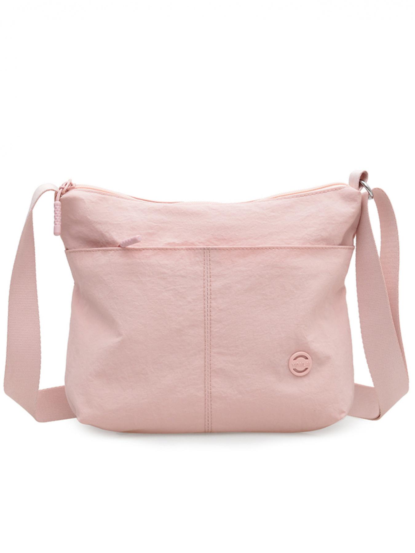 Casual Lightweight Mid-Age Mom Bag, Handbag Shoulder Purse, Multi-Layer Shoulder Bag, Solid Color Zipper Closure Crossbody Bag, Crossbody Messenger Bag, Stylish Daily Use Accessory