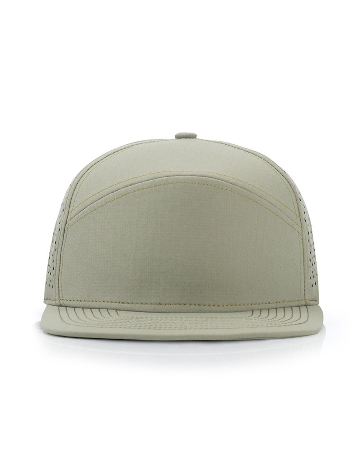 Performance Snapback Hats for Men Women,Flat Bill Cap,Flatbill Snapback Cap,Golf,Running,Workout,High Quality Hat,Adjustable Snapback Hat