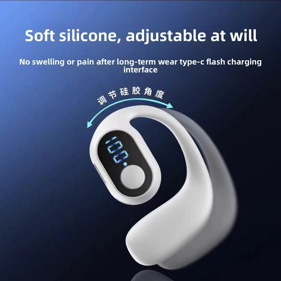 LED Digital Display Ear-Wireless Bluetooth Earbuds, Comfortable for Prolonged Wear, Ultra-Long Battery Life, Bulk Available