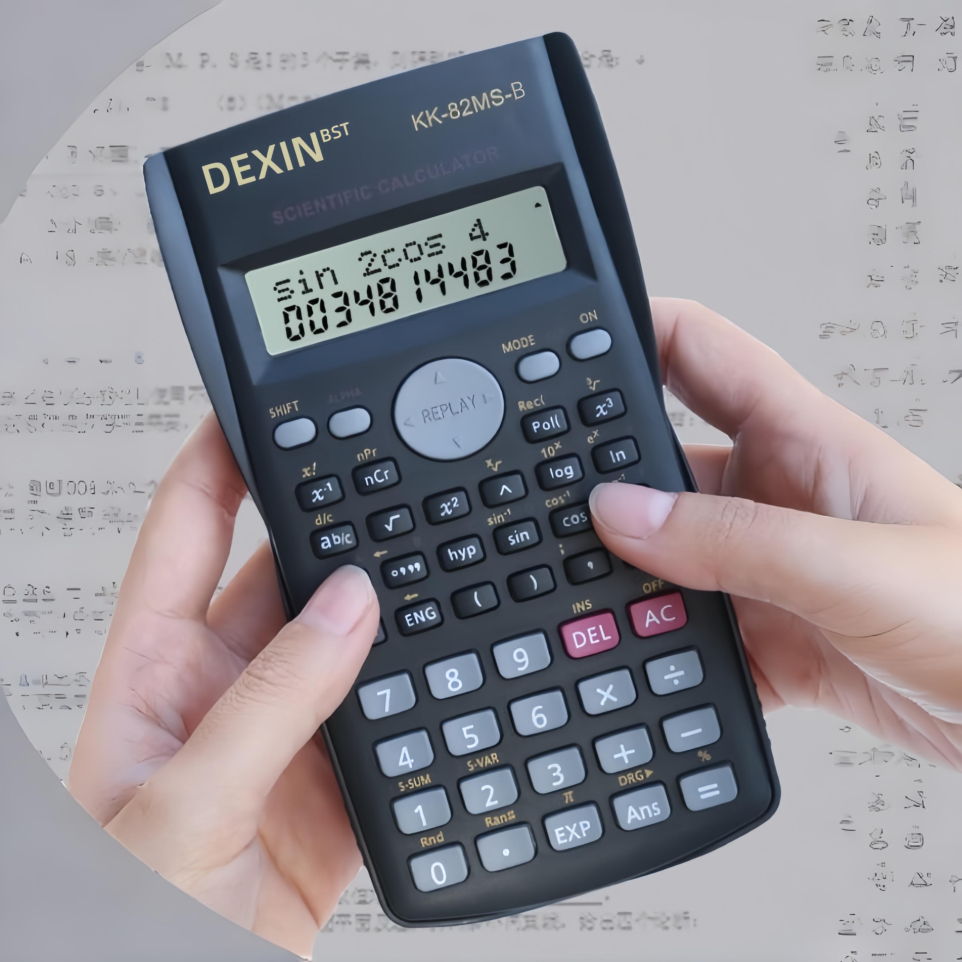 Scientific Calculator, Multifunctional Statistics, Math Physics Chemistry Exam Design, Battery Not Included, Buy Locally, Office Supplies