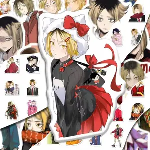61 Anime Character Stickers Set, Funny Stickers, Perfect for Backpacks, Pencil Cases, Keychains, Trendy DIY Decorations, Ideal Gift for Fans, Stickers Kit