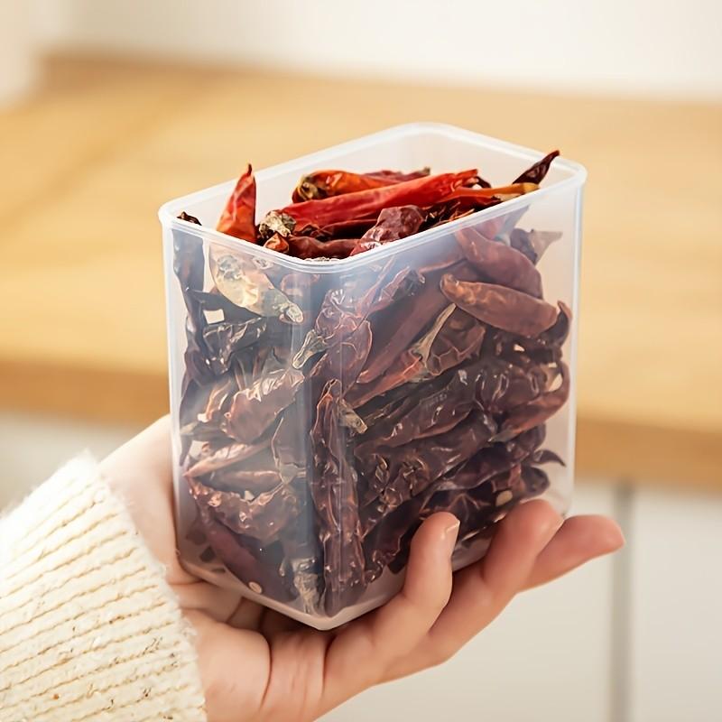 7pcs Storage Boxes Set, Transparent PP Material, Stackable & Reusable, Ideal for Kitchen, Fridge, Pantry, Food Organization