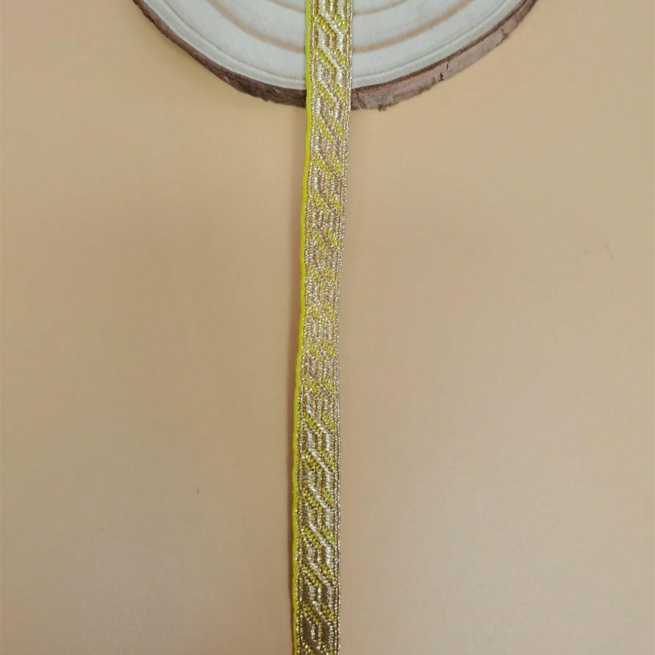 Stair Pattern Decorative Ribbon, 0.85cm X 100cm, Ideal for Band Clothing, Hats, Pins, Shoulder Patches, DIY Sewing Supplies