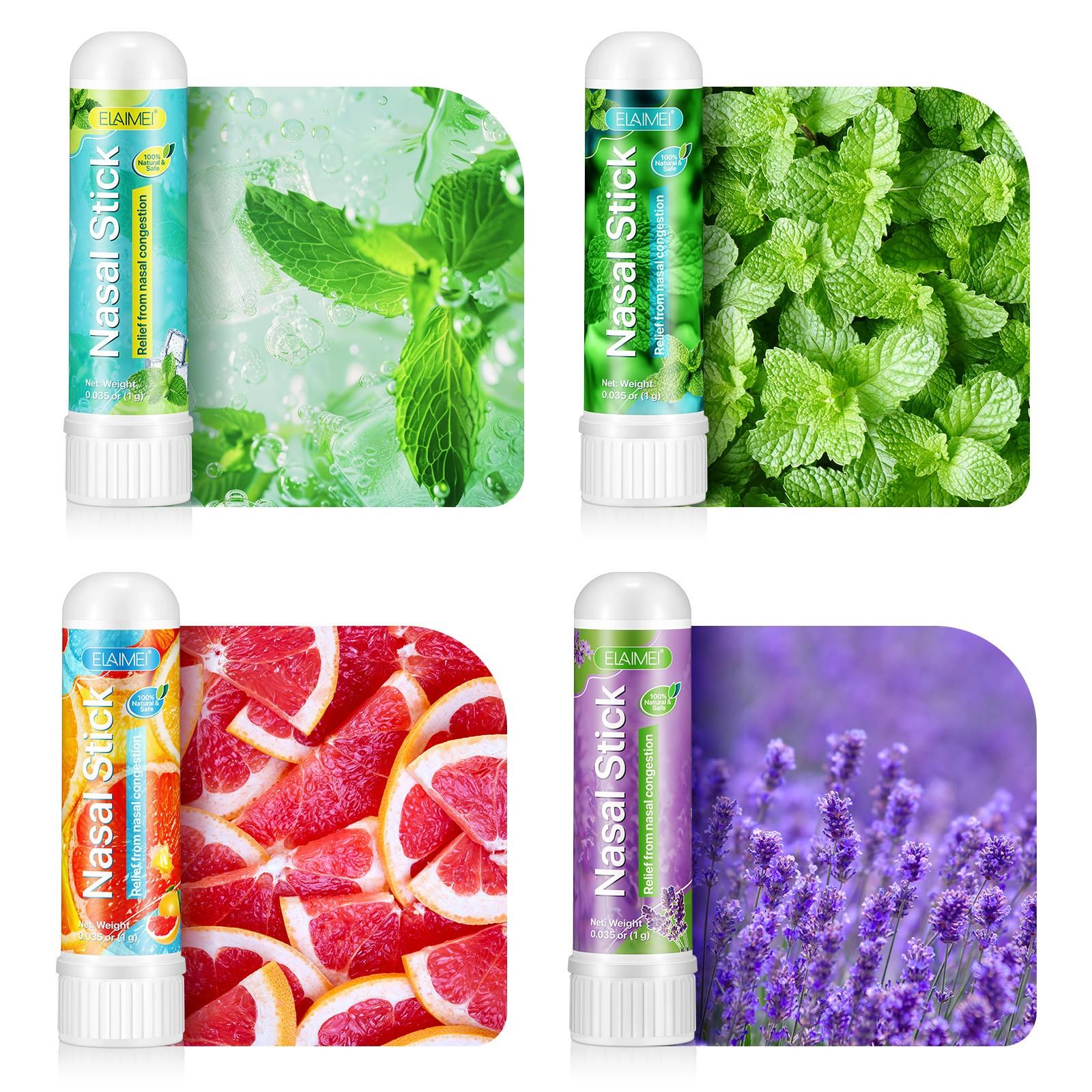 ELAIMEI Refreshing Mint Energy Stick, infused with cooling mint extracts, offers a refreshing and invigorating experience in the summer. Ideal for driving, studying, working, or when feeling car sick, it’s easy to carry.