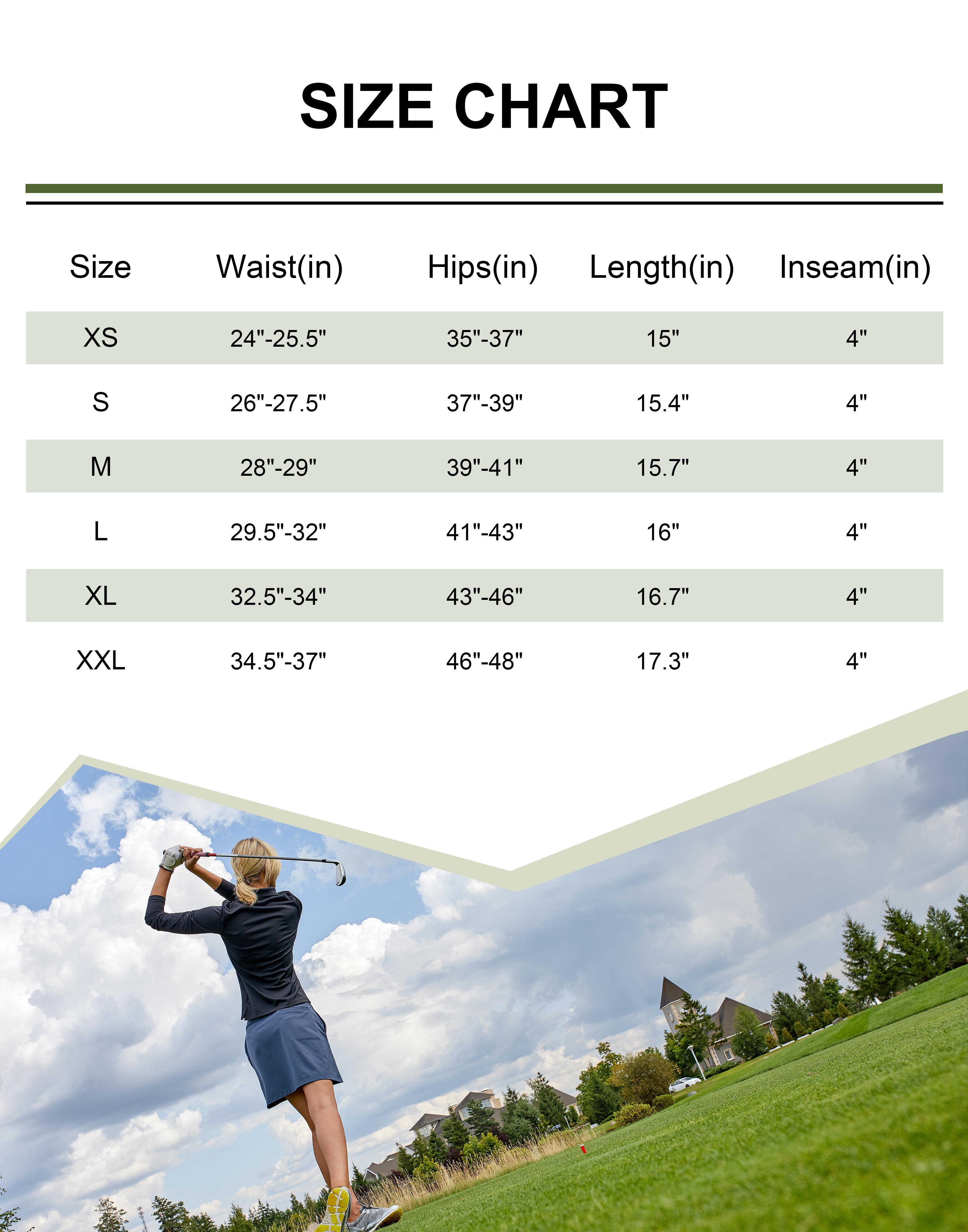 G Gradual Women's Golf Skirts Skort 4 Side Pockets High Waisted Stretchy Tennis Skirt with Short Athletic Casual SpringStatements