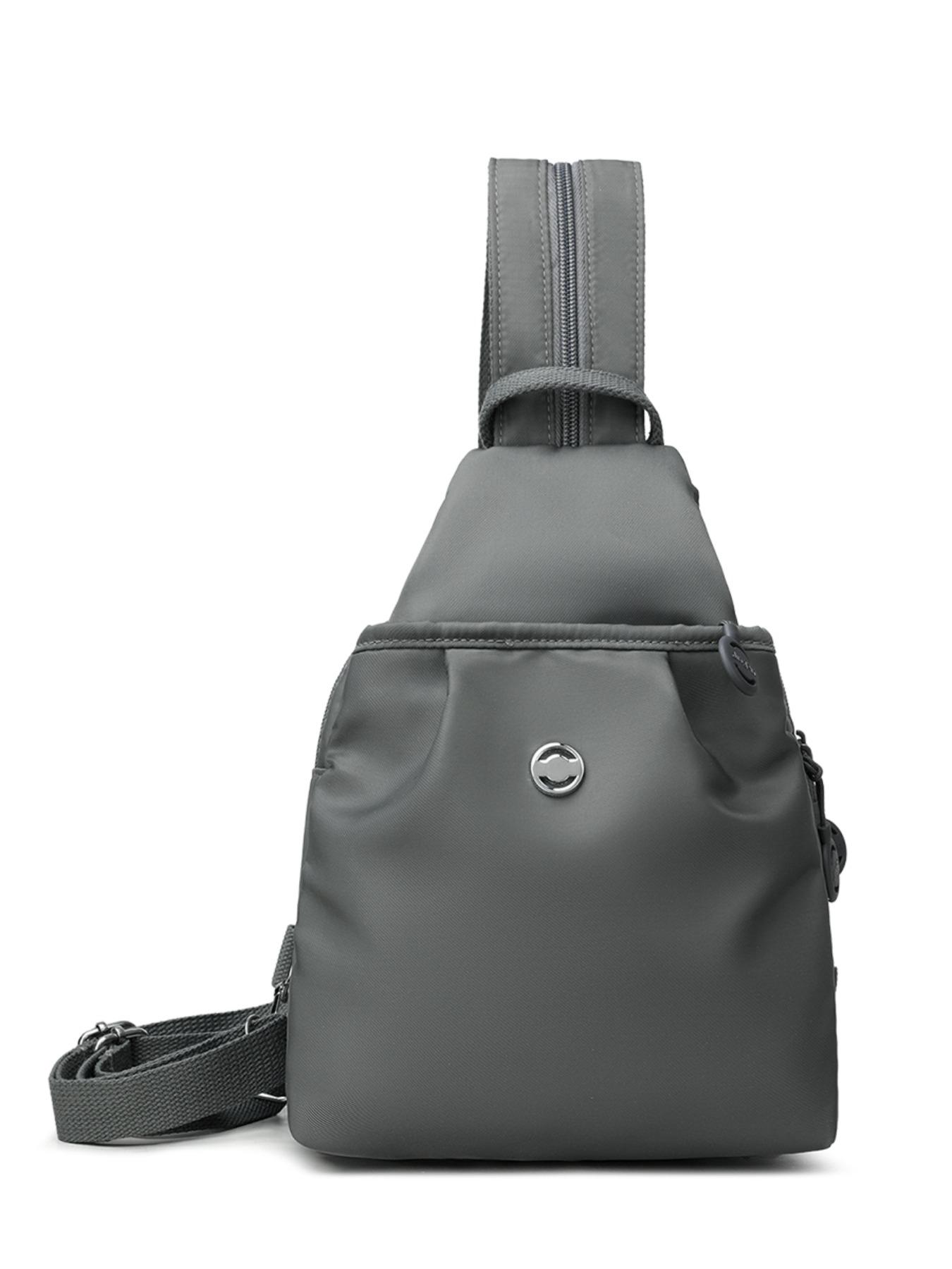 Women's Fashionable Solid Color Backpack, Casual Versatile Backpack for Work, School, Daily Commuting, Street Travel, Shopping, Multi-pocket Practical Backpack