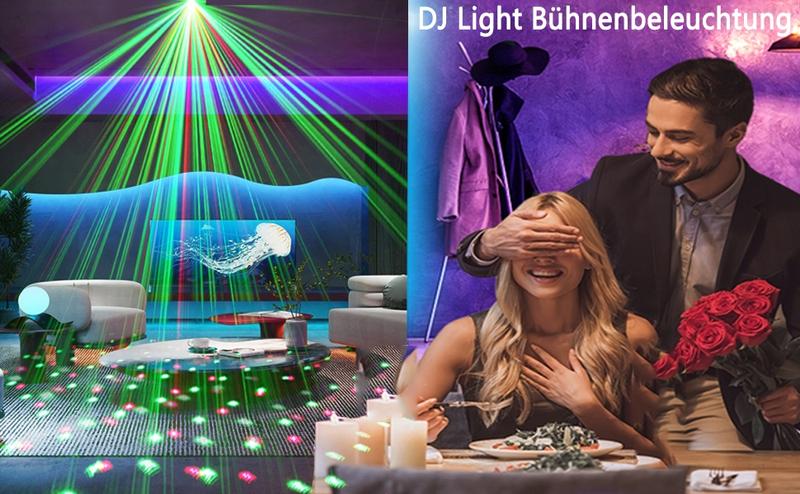 USB Powered Party Light, RGB Color Changing LED Stage Light with Remote Control, Sound Control Strobe Light for Party Home Show Bar Club Birthday KTV DJ Bar Karaoke