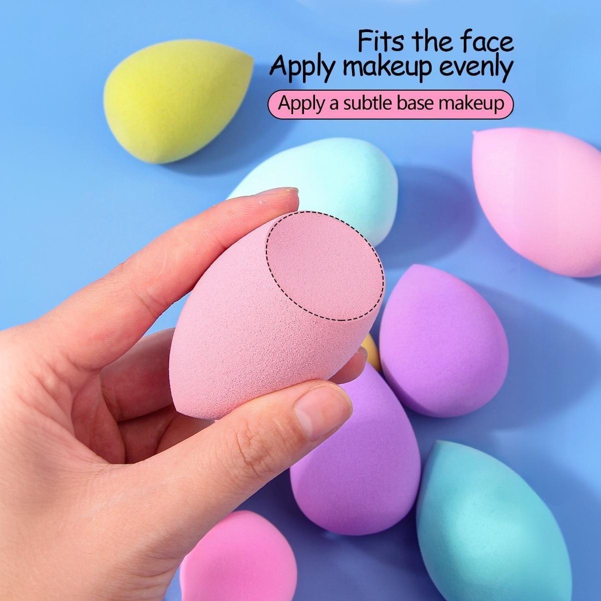 30-Piece Multi-Color Beauty Sponges —— Q-Bouncy Soft Makeup Blenders, Makeup Puffs, Skin-Friendly, Dual Dry/Wet Use, Reusable Cosmetic Sponges