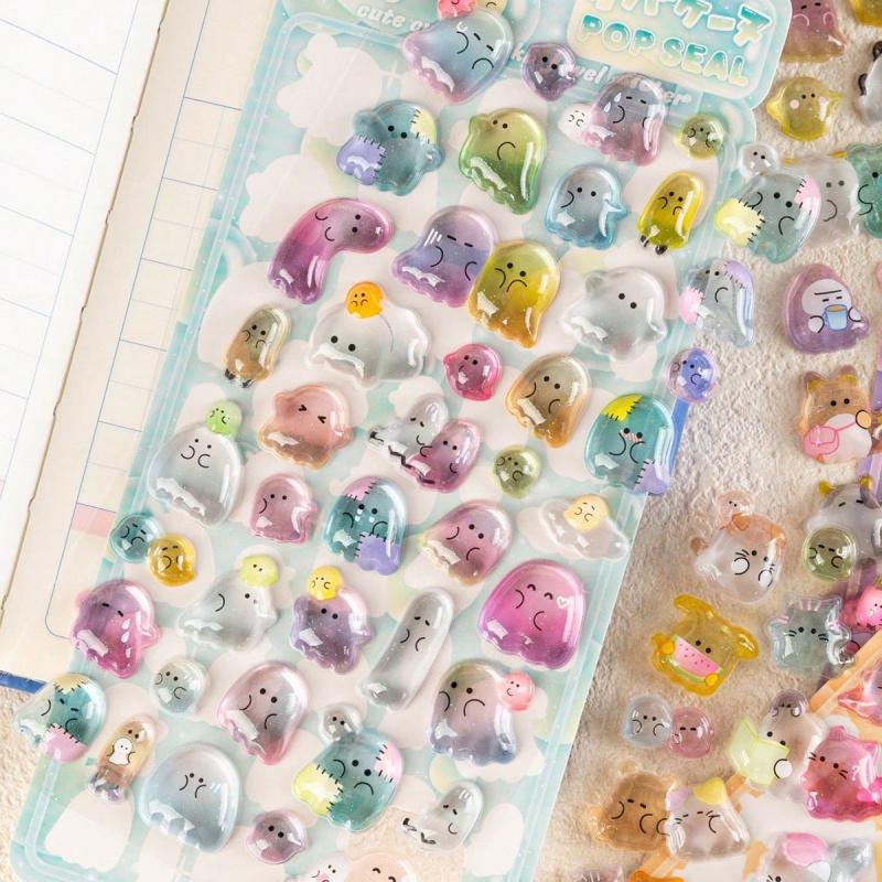 1PC soft and cute cartoon 3D sticker made from eco-friendly materials. Its fresh and sweet style is perfect for DIY phone case decoration. You can also stick it on water bottles, toys, refrigerators, and phones.