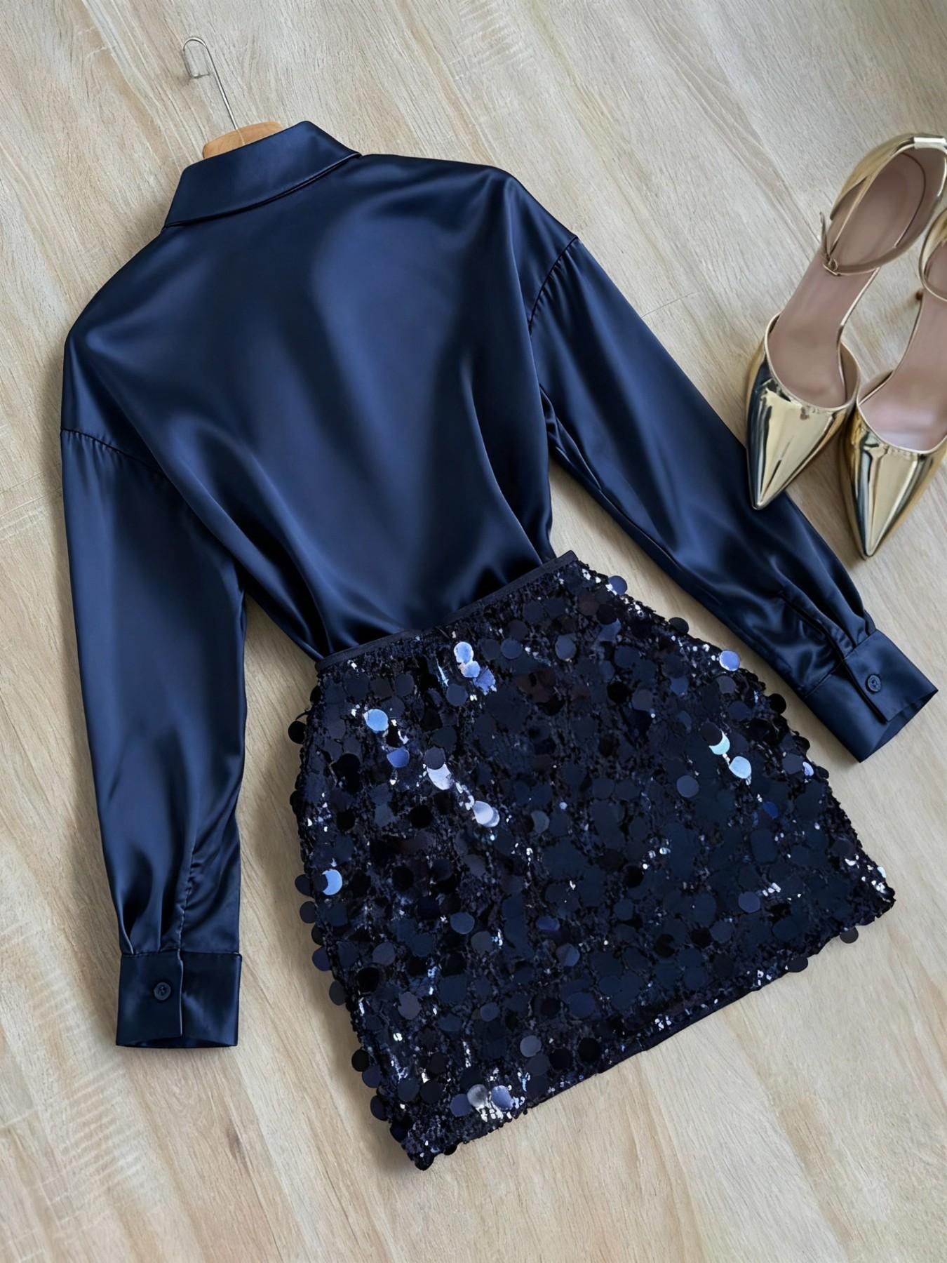 Sparkle High-Waisted Bodycon Skirt, Fitted Design Skirt, Sexy Empress Style Short Dress, Perfect for Parties and Nightouts, Trendy, Stylish, Fashion, Fit and Sparkly