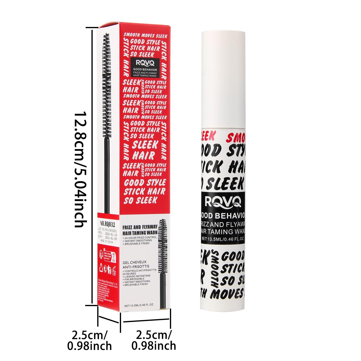 1-Pack Hair Comb Styling Brush, Smooths Frizz, Controls Bangs, Magic Comb for Baby Hair, Softens Hair, Waterproof, 24-Hour Hold, Perfect Gift