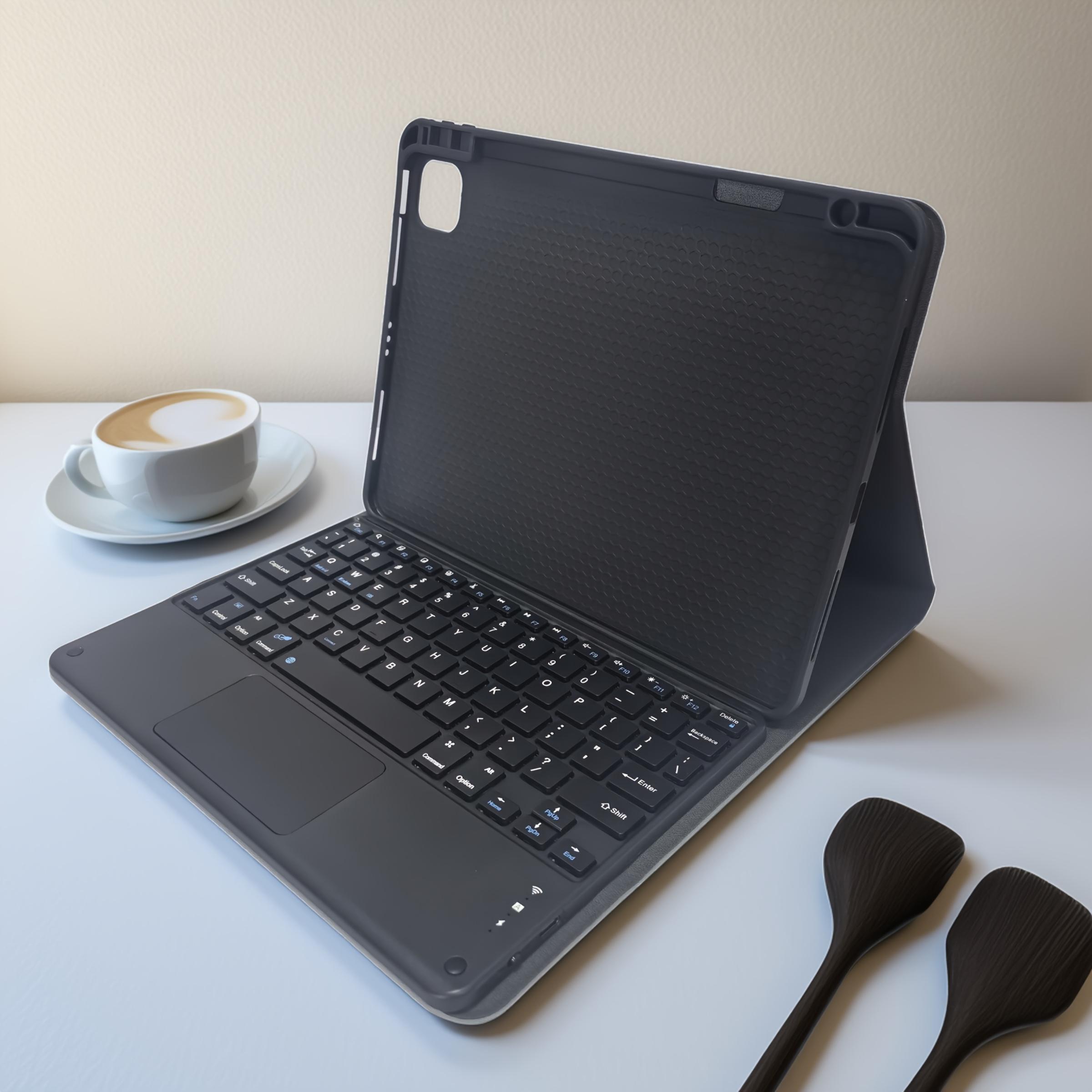 iPad Air 11-Inch Keyboard Case, Compatible with M3/m2, iPad Pro 11-Inch Gen2022, Multi-Touch Board, Pen Holder, Detachable Design