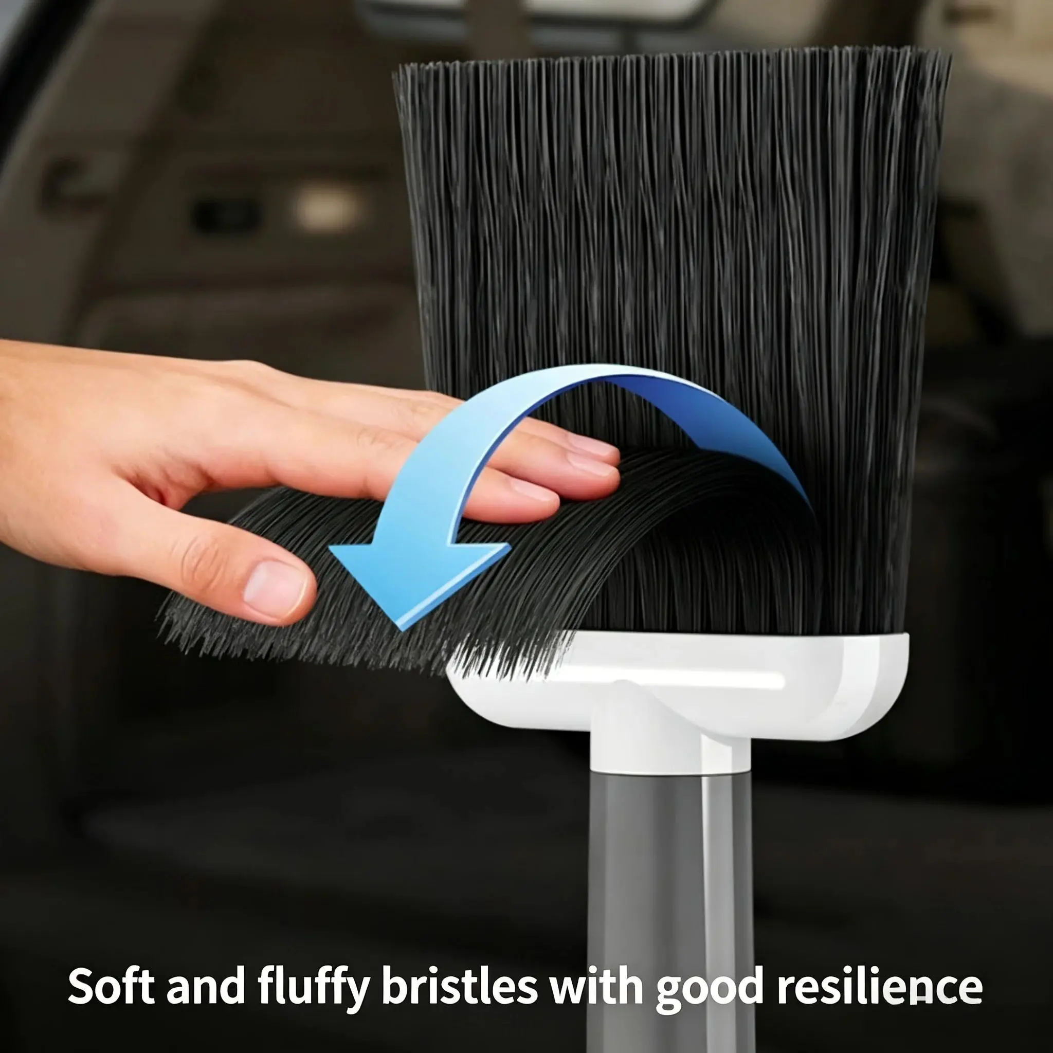 1 cleaning brush (random color) + 1 hook, multi-functional gap brush, household soft-bristled dust brush, window slot cleaning brush, dust removal tool