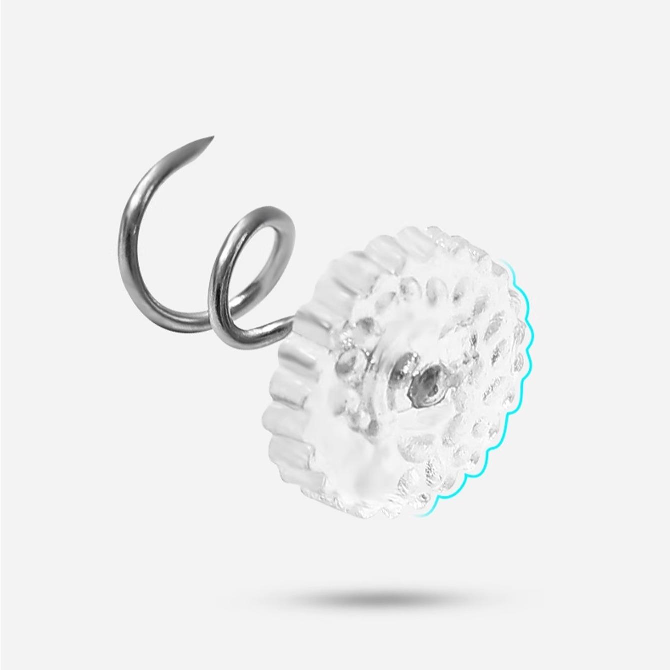 20/50pcs Transparent Plastic Head Screws, Non-Slip Fixing Nails, Sofa Furniture Screws, Easy Twist Pins, Durable Home Hardware