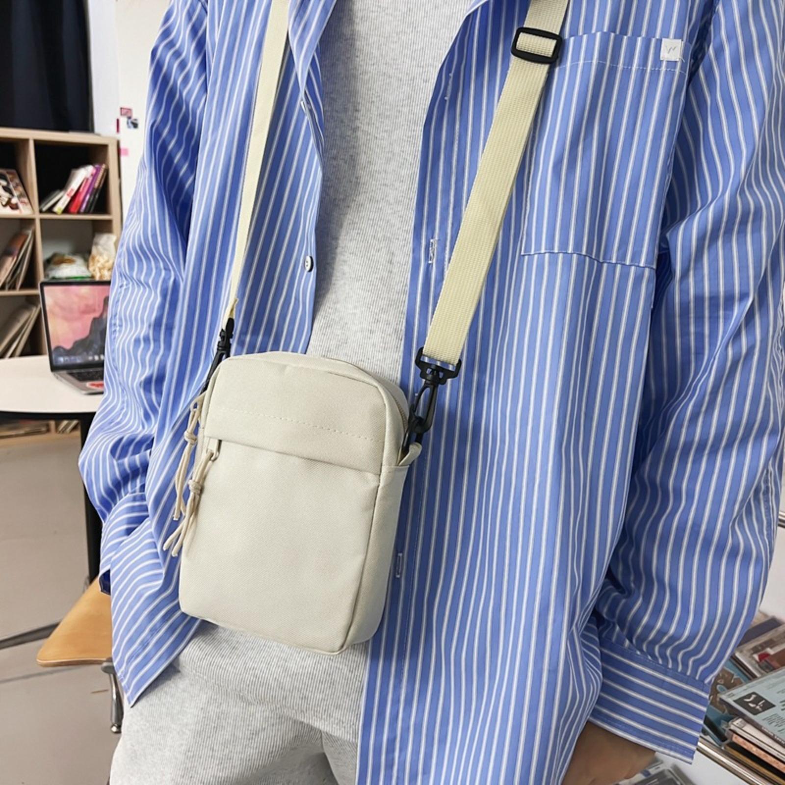 2026 New Trendy Casual Phone Crossbody Bag for Men, Mini Sport Sling Shoulder Bag, Streetwear Fashion Lightweight Chest Pack, Durable Versatile Design Perfect for Daily Commute, Travel, Sports, Shopping and Outdoor Casual Activities, Casual Commuter Bag,