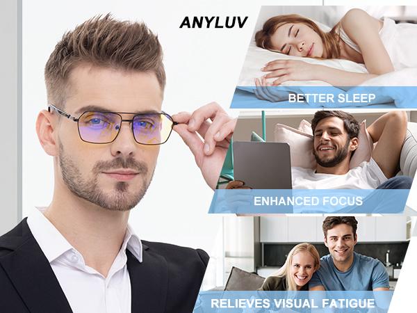 KALIYADI Vintage Blue Light Blocking Glasses, Ideal for work study and gaming relieves eye strain UV protection(AN28) KALIYADI Vintage Blue Light Blocking Glasses, Ideal for work study and gaming relieves eye strain UV protection(AN28)