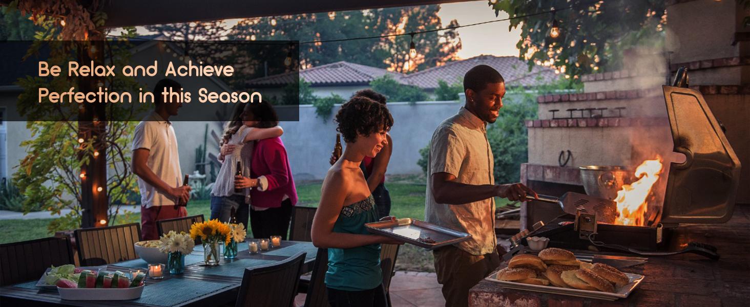 INBKIRD Meat Temperature Gauge, 1 Bluetooth Barbecue Temperature Gauge, Supports Temperature Alarm, Suitable for Barbecue, Home, Kitchen Tools TikTokShopBlackFriday Food Thermometer Stainless Steel Grill