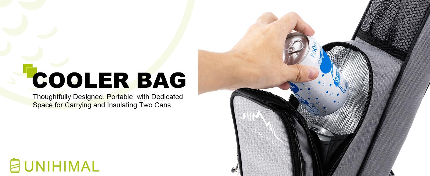 UNIHIMAL Golf Lightweight Stand Carry Bag– Easy to Carry and Durable Pitch n Putt Golf Bag for The Driving Range, Par 3 and Executive Courses–31.5 inches Tall