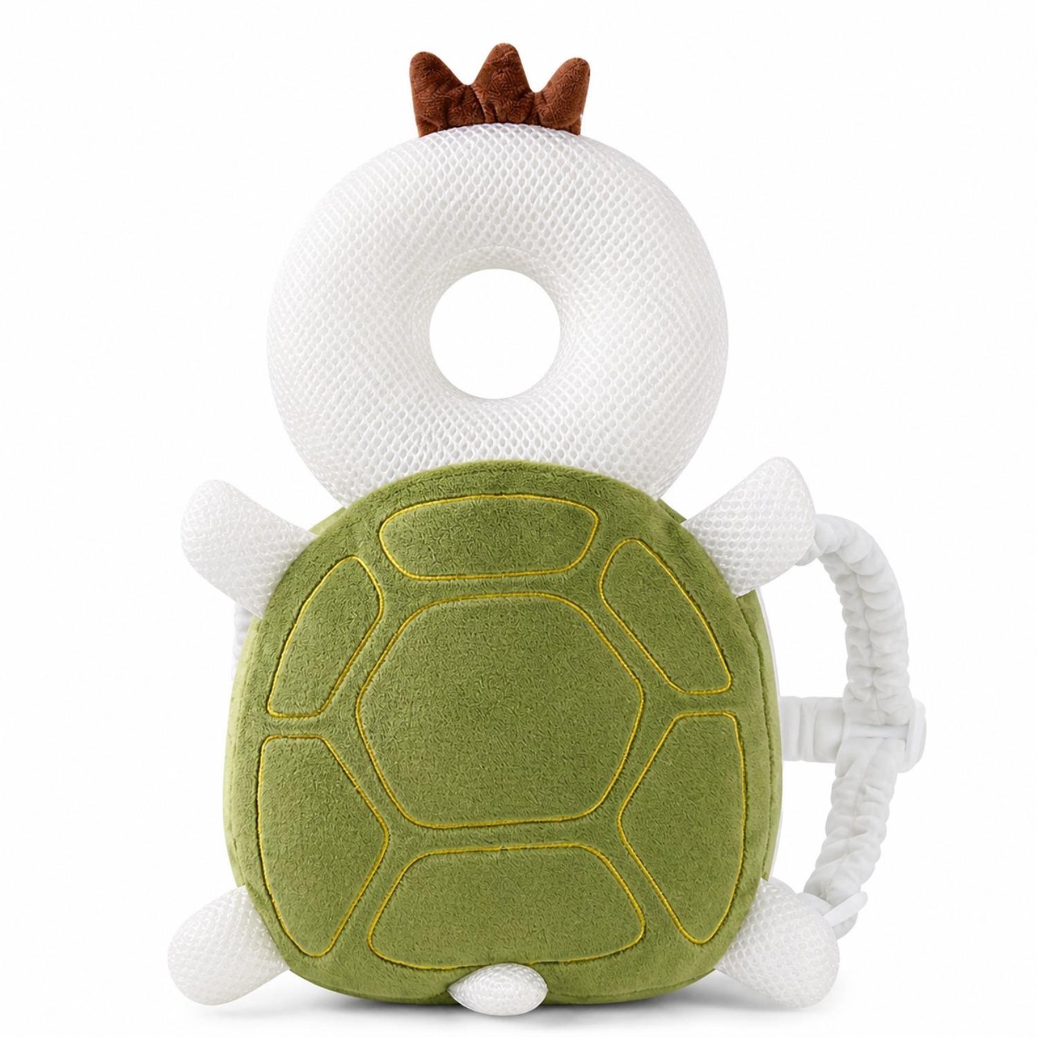 1pc Turtle Anti-Collision Backpack, Outdoor and Home Educational Protective Gear, Cute Turtle Backpack with Cross Strap, Breathable Summer Anti-Fall Pad for Early Education Materials for Walking Practice