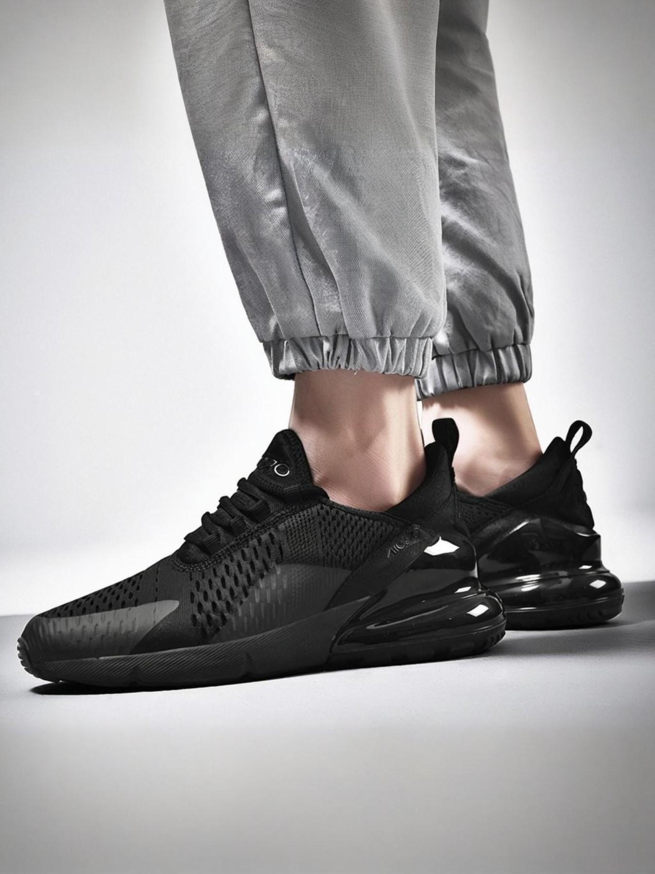 Men's Couple Sport Shoes New Breathable Lightweight Casual Sneakers Air Cushion Soft Sole Shock Absorption Odor Resistant Running Shoes