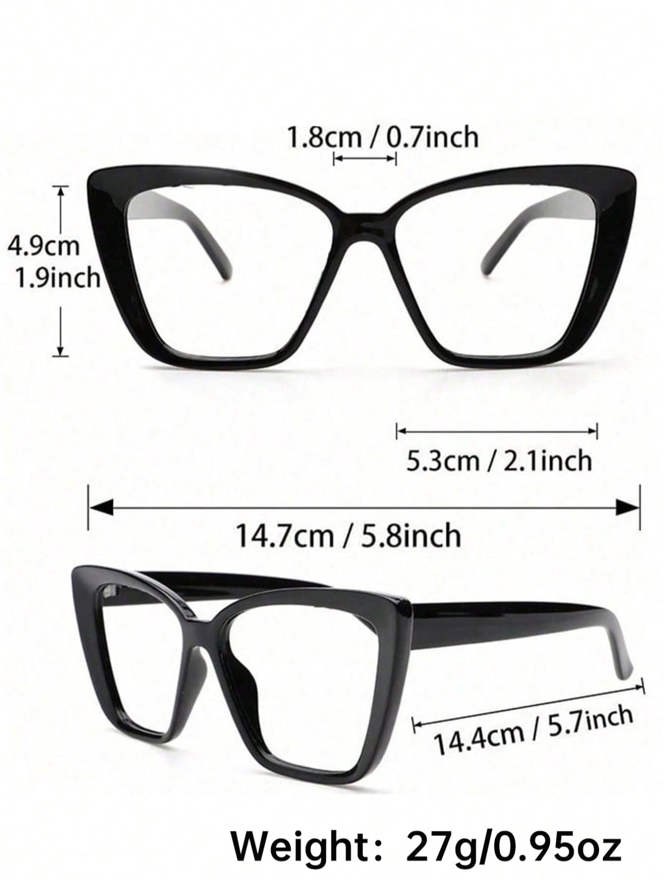 Unisex Fashionable Plain Color & Leopard Pattern Eyeglasses, Trendy Casual Eyeglasses for Everyday Use, Fashion Accessories for Outdoor Activities, Fashionable Frames Glasses