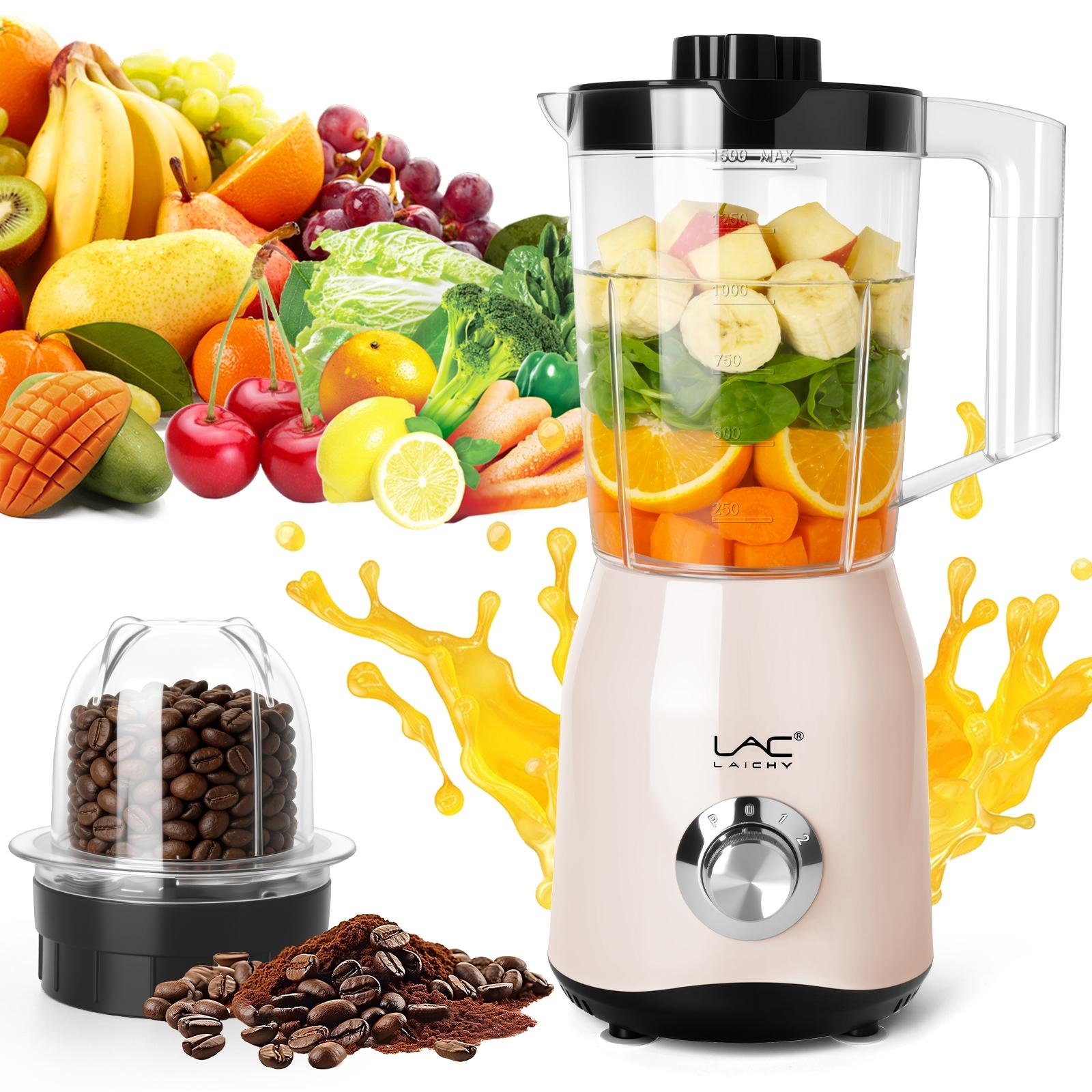 LAC 300W Electric Juicer, 1 Count Portable Blender & Coffee Cup with Seal Cover, Household Kitchen Appliances for Smoothies, Shakes, Juices