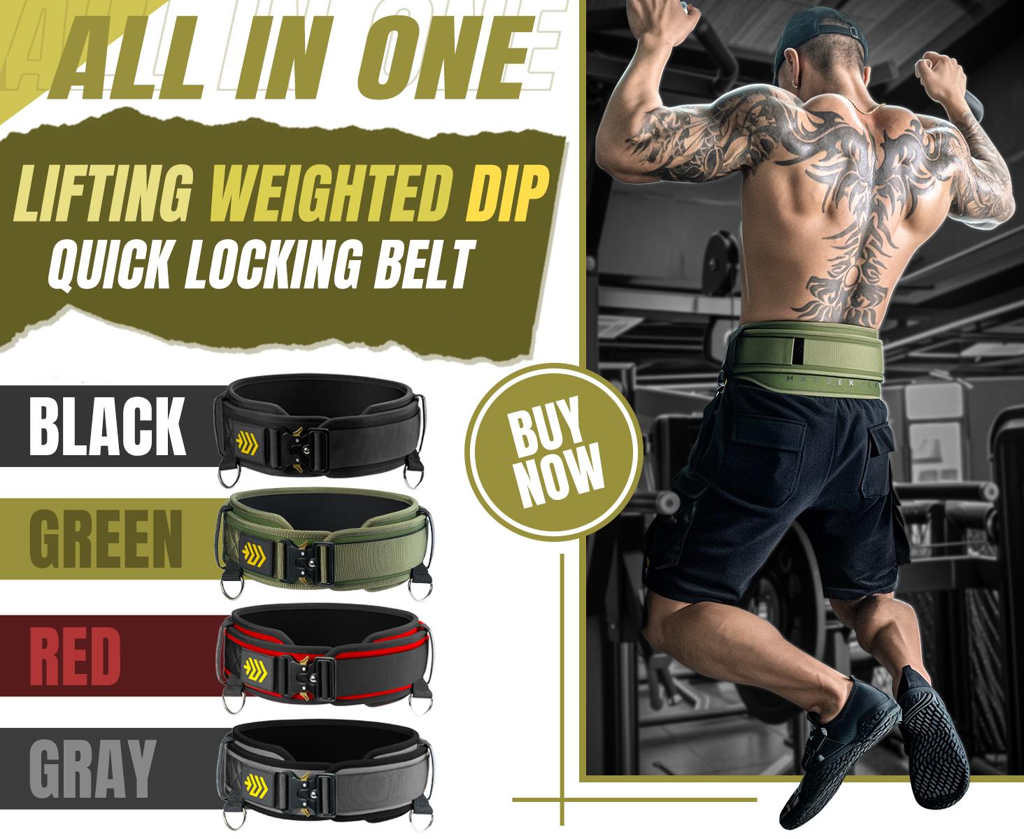 MANUEKLEAR 2-in-1 Weightlifting Belt & Dip Belt with 36.7 IN Rope, Double-Layer Weight Lifting Belts, Powerlifting Gym Weighted Belt for Pull Up Squat MANUEKLEAR 2-in-1 Weightlifting Belt & Dip Belt with 36.7 IN Rope, Double-Layer Weight Lifting Belts, Powerlifting Gym Weighted Belt for Pull Up Squat