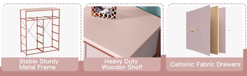 Raybee Furniture Dresser with 12 Drawers, Wooden Top and Metal Frame, Fabric Storage Organizer, For Dressing Room, Bedroom, Closet,Entryway,Living Room Raybee Furniture Dresser with 12 Drawers, Wooden Top and Metal Frame, Fabric Storage Organizer, For Dressing Room, Bedroom, Closet,Entryway,Living Room