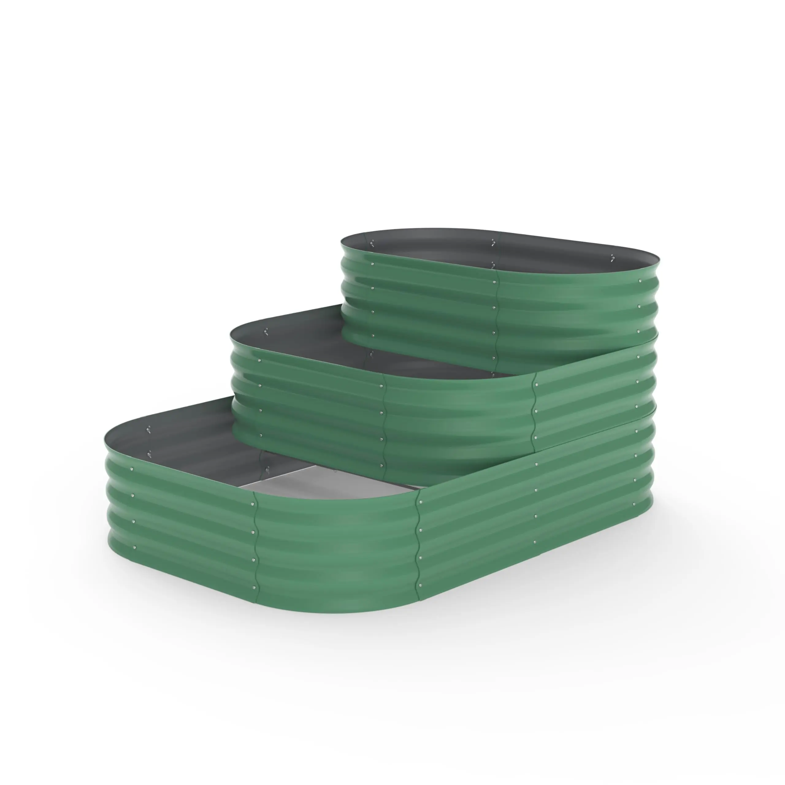 GARVEE Rectangular Heavy-Duty Galvanized Steel Raised Planter Kit for Kids, Parents, Gardening - 5x3.5x2.5Ft 30In Deep Root Outdoor Planters, 0.6mm Panels, Stackable, Easy-Snap Assembly, Flat Shipping, City-Smart & Storage-Ready