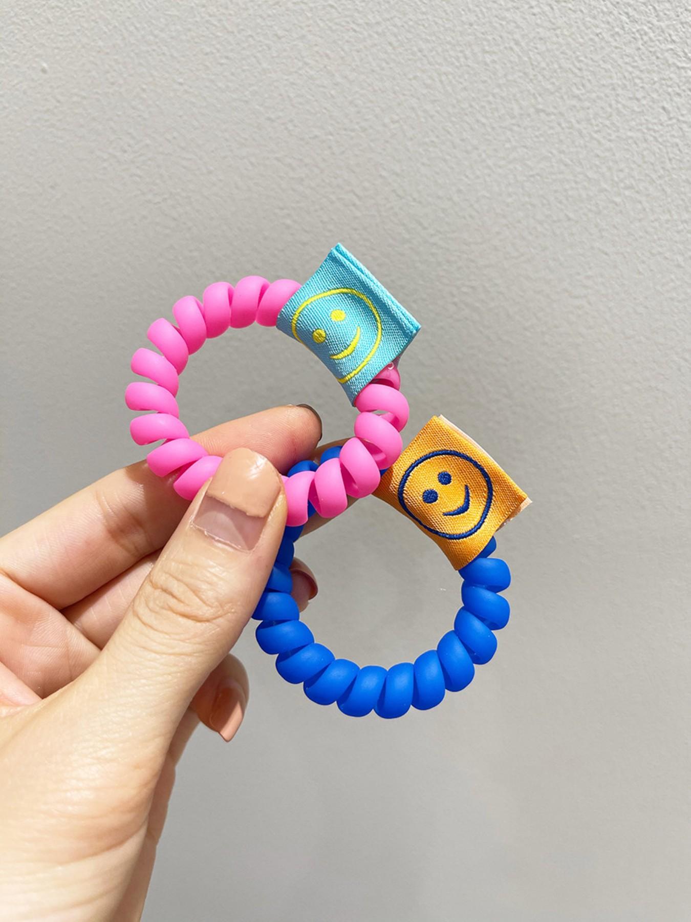 5 Pcs Cute Hair Ties for Women, High Elasticity Durable Ponytail Holders, Simple New Design All-Season Headwear Accessories