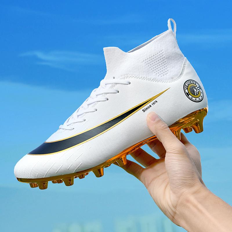 2024 Hot-Selling men's football shoes AG long spikes football shoes boys and girls student Wear-Resistant Training Shoes ，Outdoor Non-Slip outdoor football grass training shoes,shoes Size35-45 charlie jones  cleats
