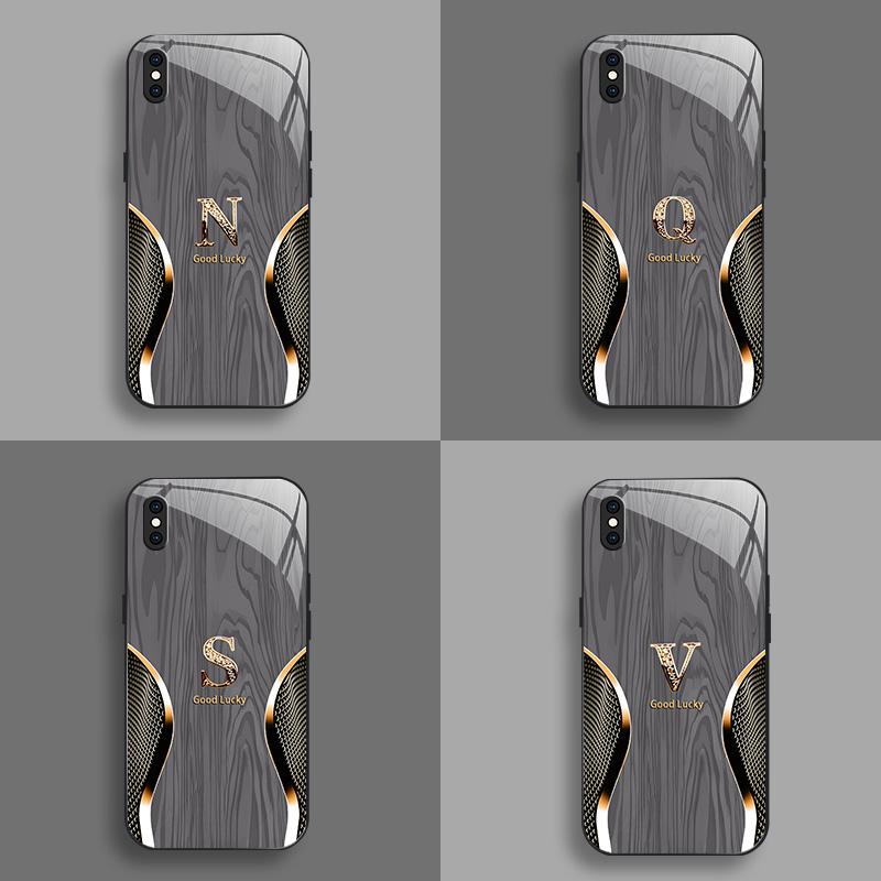 Suitable for [iPhone Xs Max] Brand new premium phone case, drop-proof and fingerprint-resistant，sophisticated and minimalist design, with 26 English letters to choose from 995