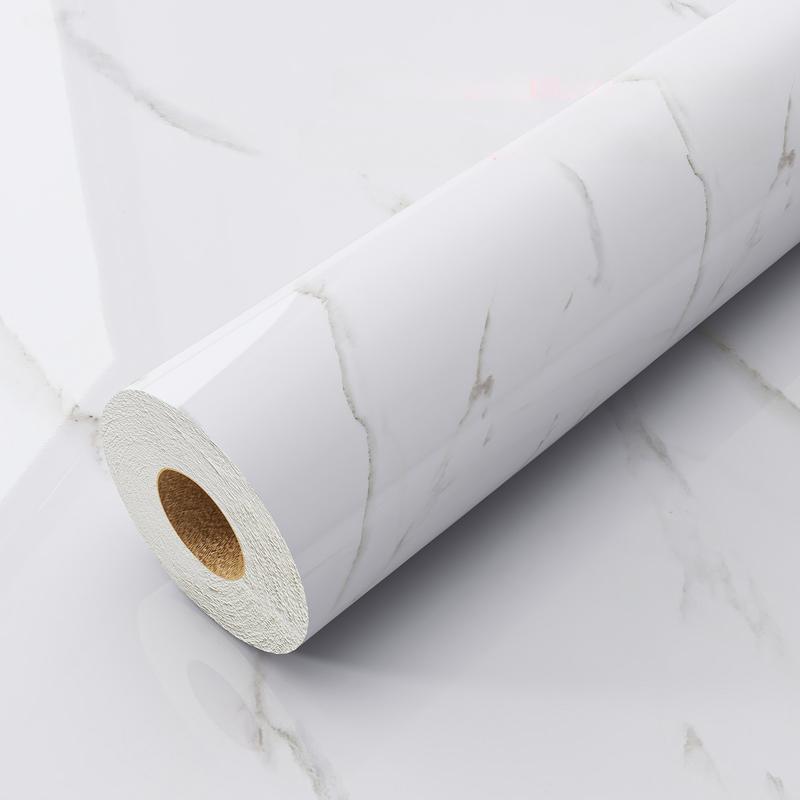 Marble Pattern Self-adhesive Sticker, 1pc Waterproof Decorative Paper for Countertop Furniture Table, Decorative Wallpaper for Living Room Kitchen Bathroom Home Interior Decor, Interior, Design, Modern, Room Decor pegatinas decorativas
