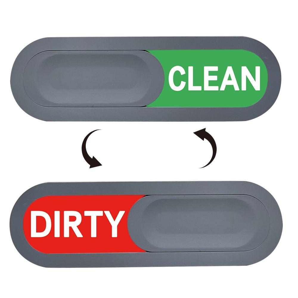 Matte High-End Slide Cover Dishwasher Status Indicator, Smooth Push-Pull Switch, Strong Adhesive, Home Kitchen Essential Tool