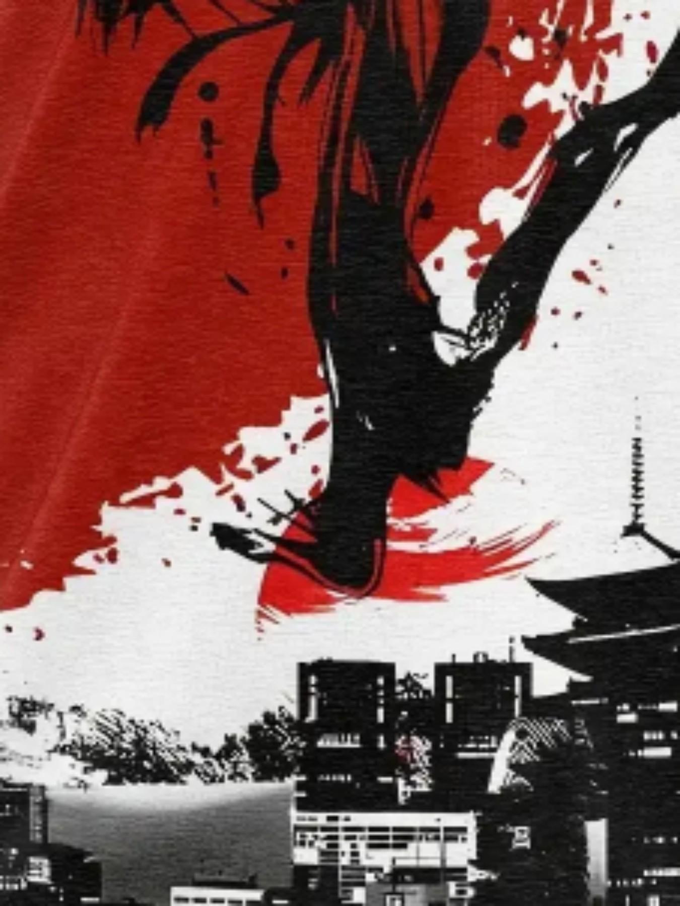 Men's Karate Warrior Print T-Shirt, Japanese Ukiyo-E Style Top, Casual Short Sleeve Streetwear, Martial Arts Theme Summer Shirt