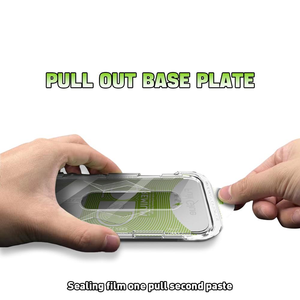 1 Pc Dust-Extraction High-Definition Tempered Glass Screen Protector, Automatic Installation Anti-Glare Film, 25-Degree Privacy Protection for iPhone  14 15 Pro Max 16 Pro 17 Pro Max Series