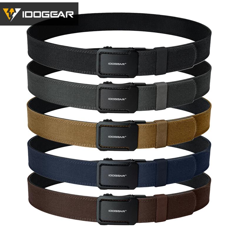 IDOGEAR 1.75" Ratchet Nylon Belt Reinforced Buckle Sport Belts CCW Belts 3439