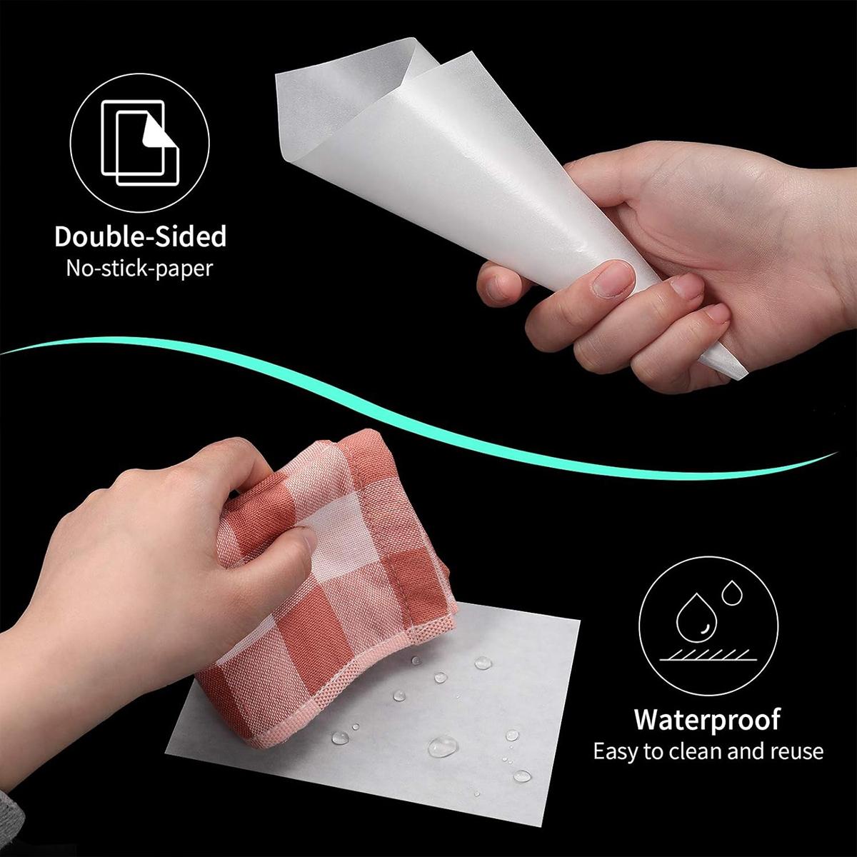 2026 New Style Double-Sided Adhesive Diamond Painting Release Paper Set, 20/50 Sheets 5D Diamond Embroidery Art Tool, Craft Supplies