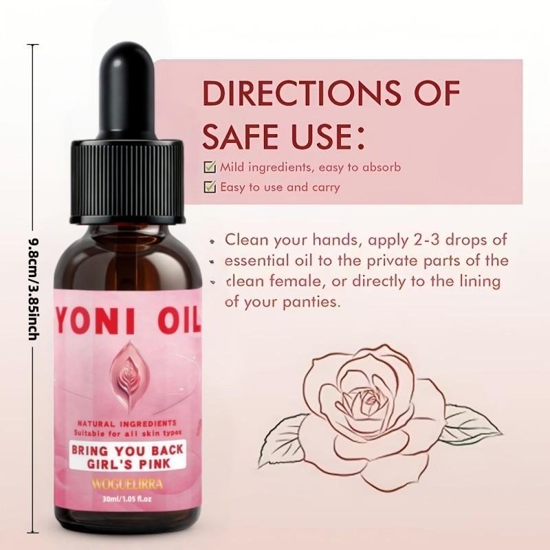 Natural Essential Oil for Women's Intimate Care, Plant Extracts, Fragrant, Scented, Fragrance, Aroma, Odor Removal, Cleansing, Tightening, Gentle Formula