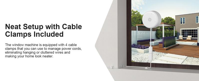 2K HD Window Security AI Camera, 4MP WiFi Indoor Camera with Starlight Night Vision & AI Smart Alerts for Home