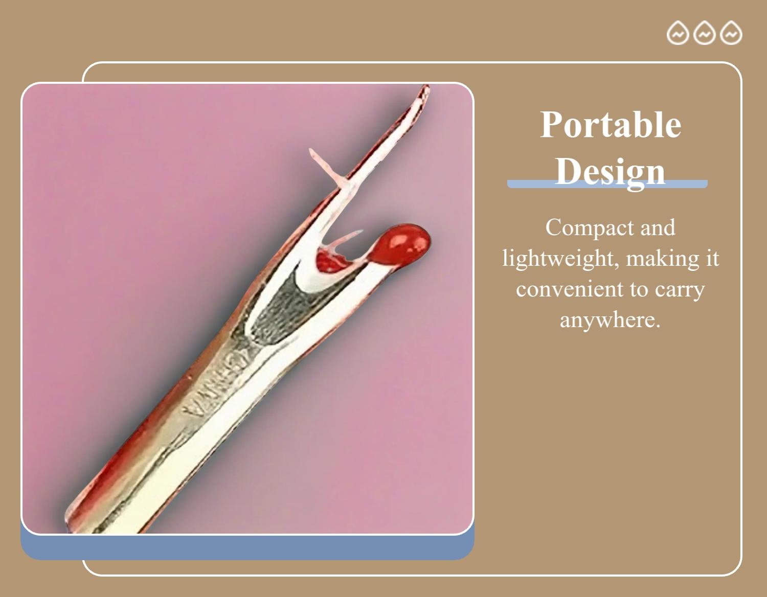 4-Piece Simple Threading Needle Set, Multi-Use Sewing Accessories for Seniors, Includes Threader/looper/thimble, Mixed Colors