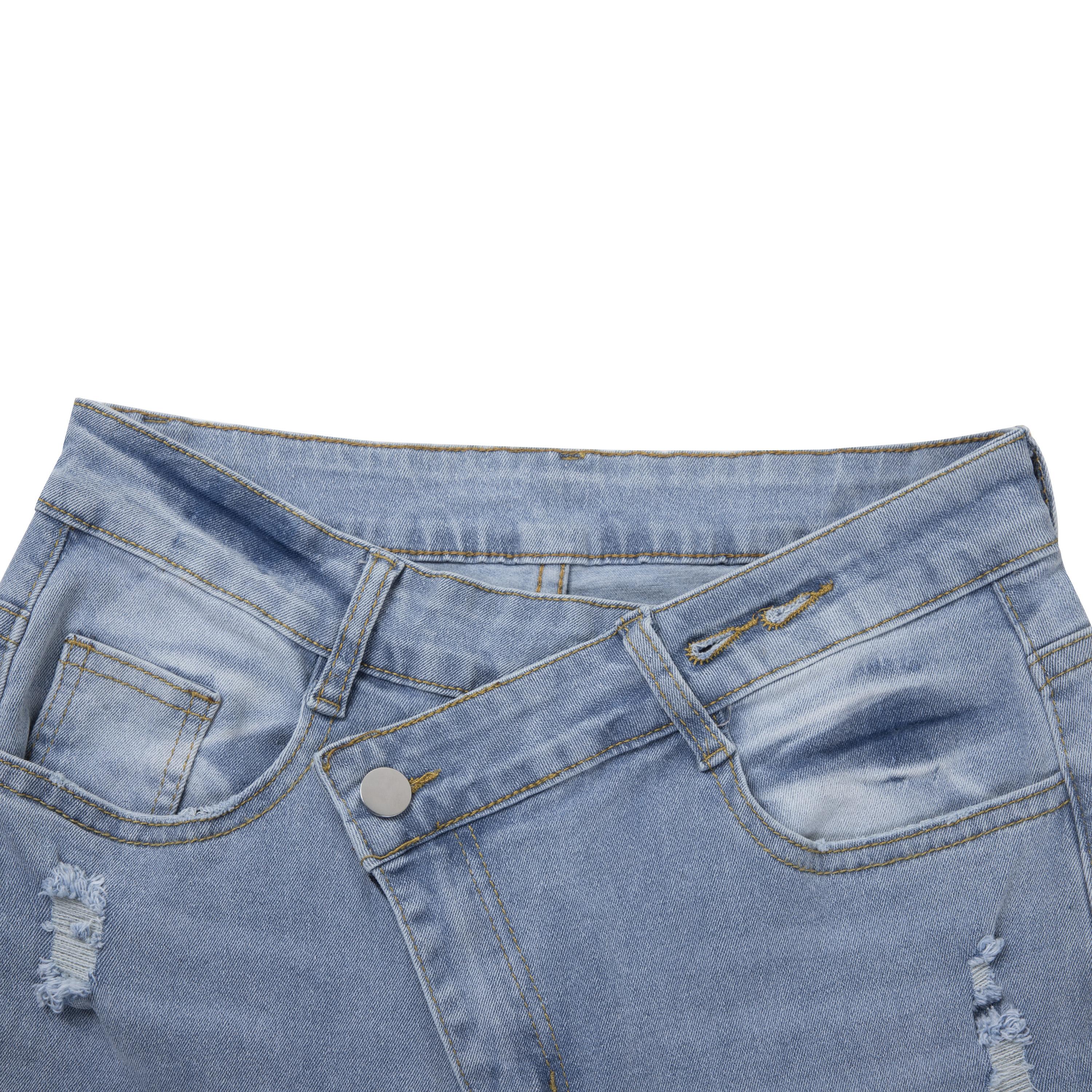 MNLYBABY Women's Skinny Ripped Jeans Mid-Rise Stretch Ripped Denim Women's Curve-Shaping Skinny Jeans MNLYBABY Women's Skinny Ripped Jeans Mid-Rise Stretch Ripped Denim Women's Curve-Shaping Skinny Jeans