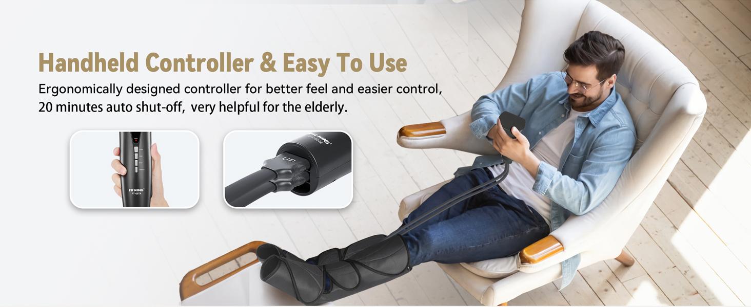 【FIT KING】 Leg and Foot Massager with Heating Leg Massager Boots Adjustable feetmassager for Black Friday Christmas gift 【FIT KING】 Leg and Foot Massager with Heating Leg Massager Boots Adjustable feetmassager for Black Friday Christmas gift
