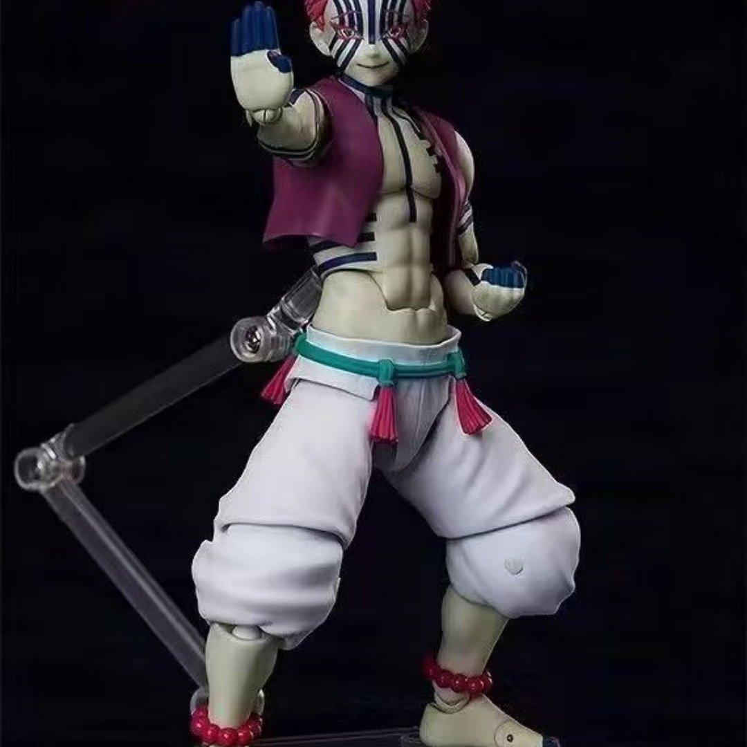 15cm Akaza Action Figure Demon Slayer Upper Moon Three Posable Joints Battle Gk Model Collectible Figurine Gift For Anime Fans Popular toys 2026 Hot selling toys