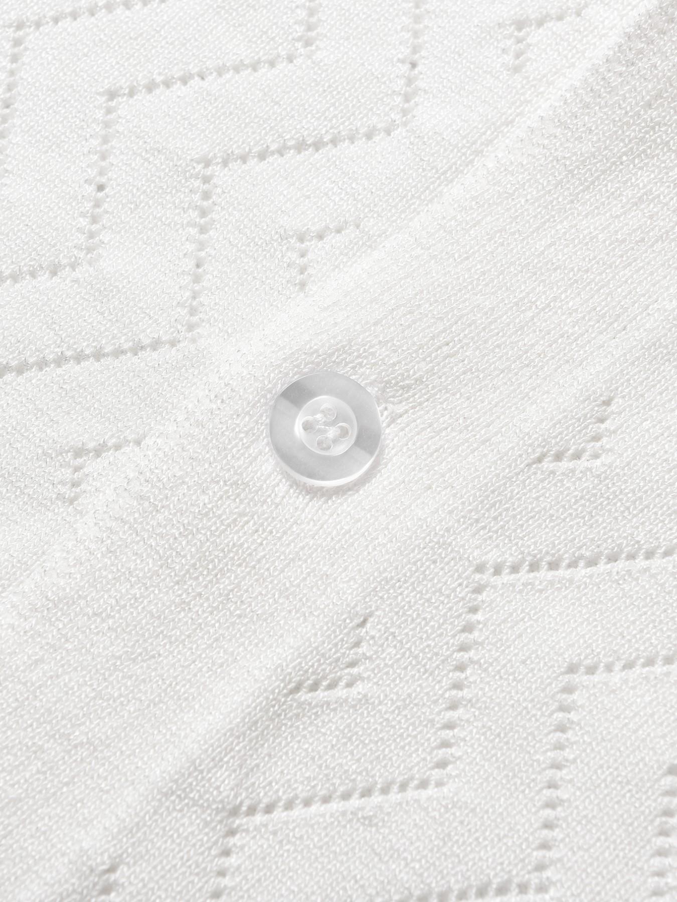 Men's New Spring Summer Casual Knitwear, Solid Color Polo Neck Striped Short Sleeve Sweater, Slim-Fitting Button Closure